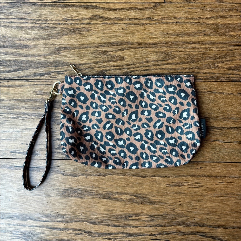 Canvelle leopard small bikini bag